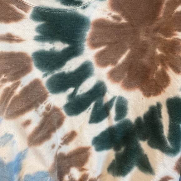 RSQ Crop Top Crew Neck Sweatshirt w/ Drawstring - Size L - Picture 5 of 5